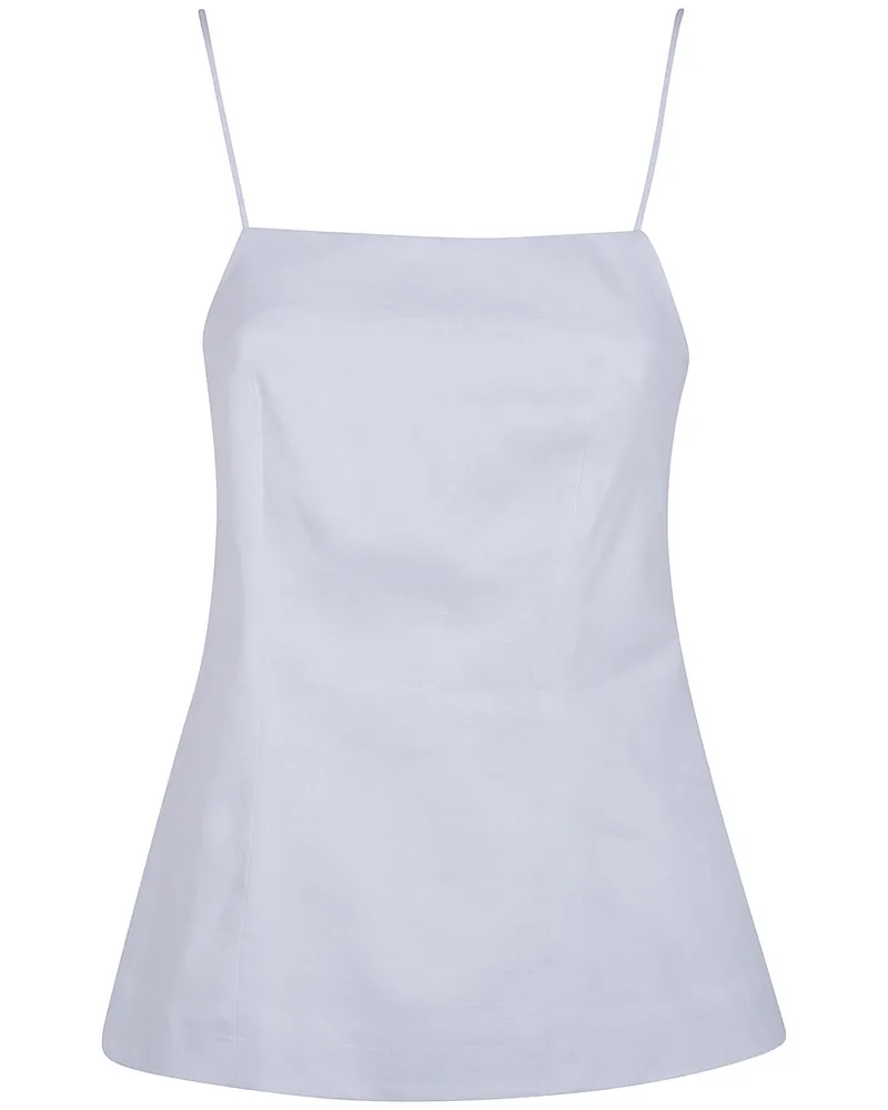 Semicouture Linen Top White