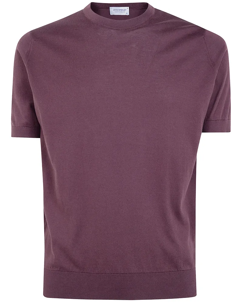 John Smedley Kempton" Crewneck Short Sleeves T-Shirt Yellow