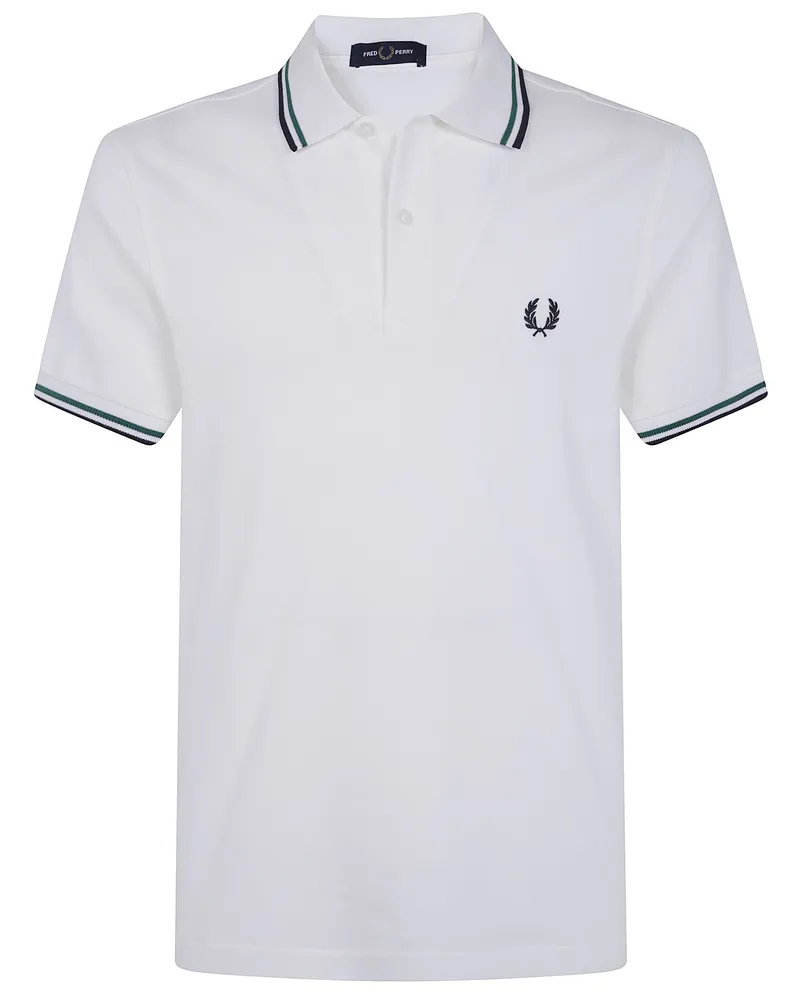Fred Perry T-Shirt Tipped "Fred Perry White