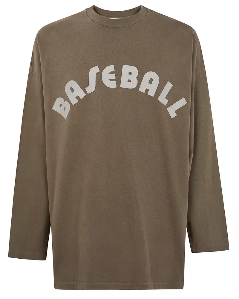 Fear of God Baseball" Ls Tee Brown