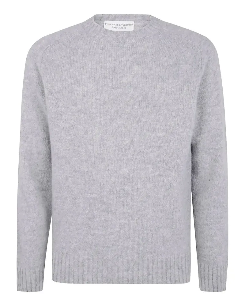 Filippo de Laurentiis Raglan Sleeves Round Neck Sweater White