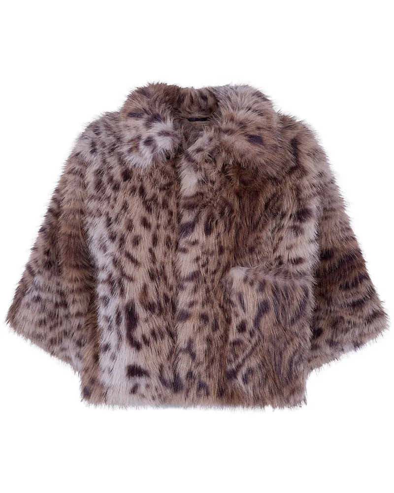 Liviana Conti Coat Faux Fur "Marcel Multi
