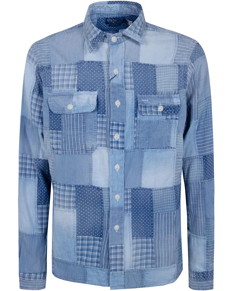 Ralph Lauren Long Sleeves Sport Check Shirt Blue