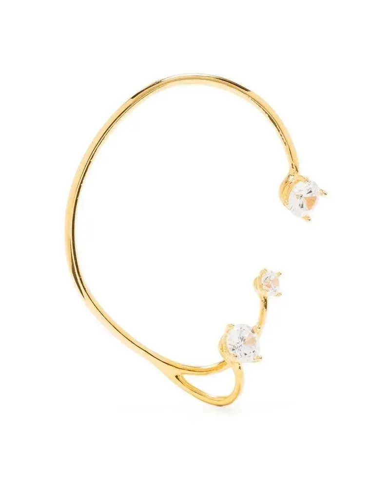 PANCONESI Earrings Three Point "Ear Cuff Metallic