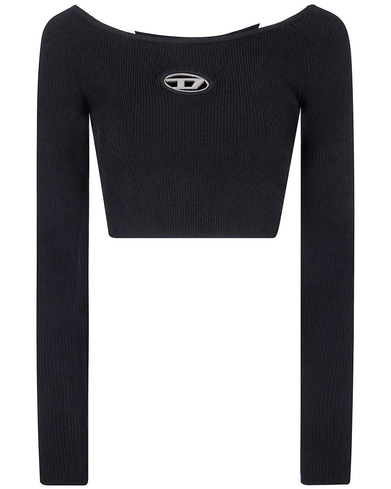 Diesel Vera Long Sleeves Sweater Black