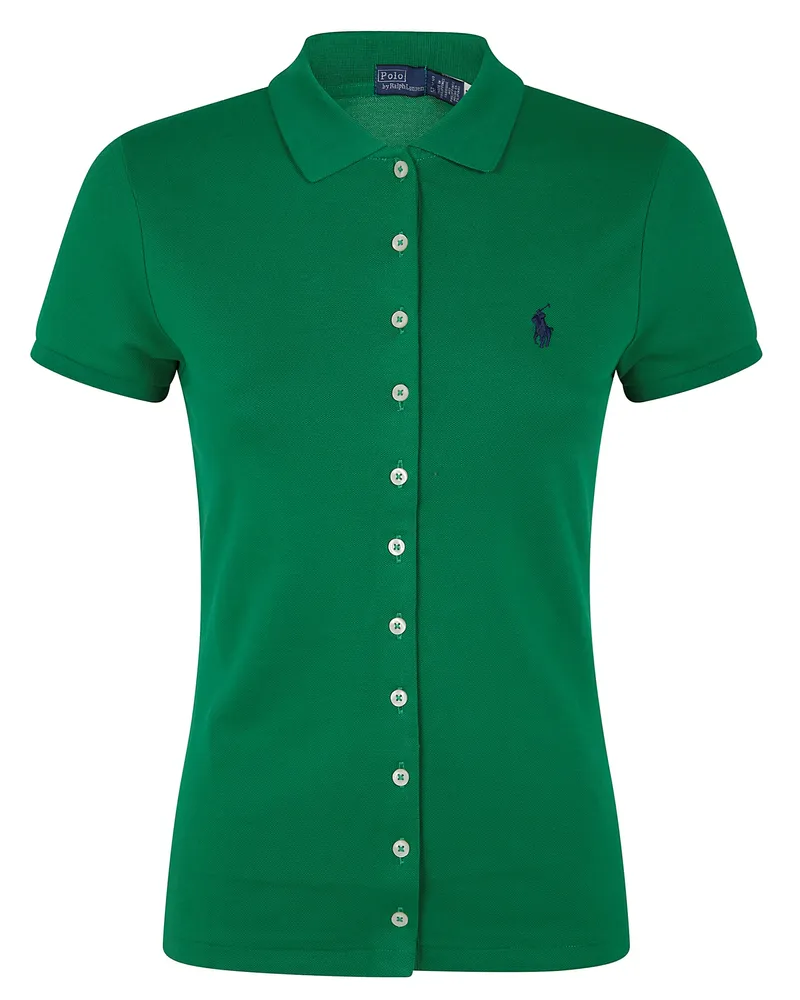 Ralph Lauren Ss Msh Bt Pl Short Sleeve Polo Shirt Green