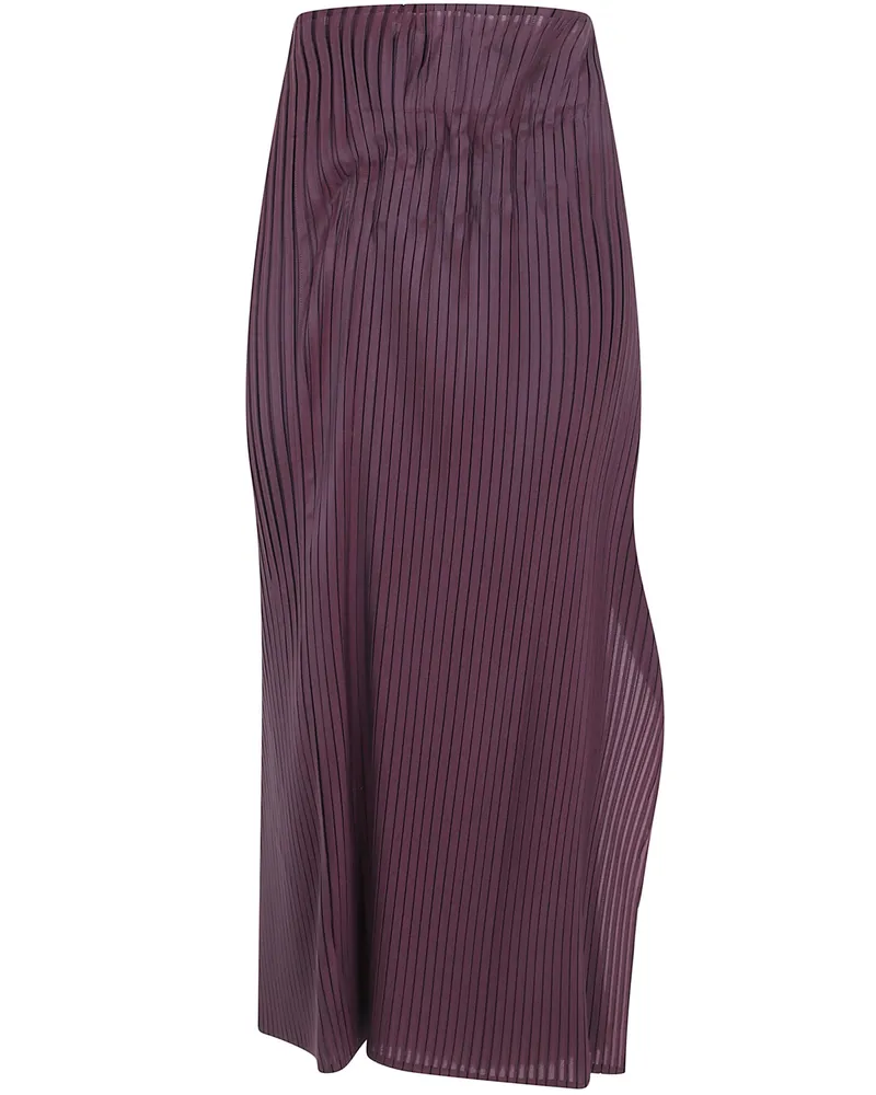 Issey Miyake Skirt Long "Pleated On Pleats Red