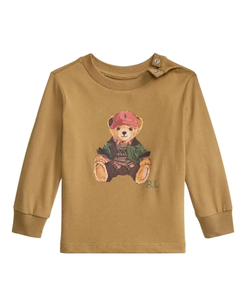 Ralph Lauren T-Shirt Knit "Teddy Bear Brown