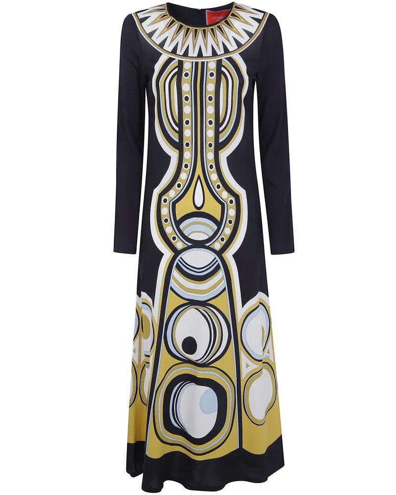 La DoubleJ Dress Long Sleeve "Sanctuary Place Multi