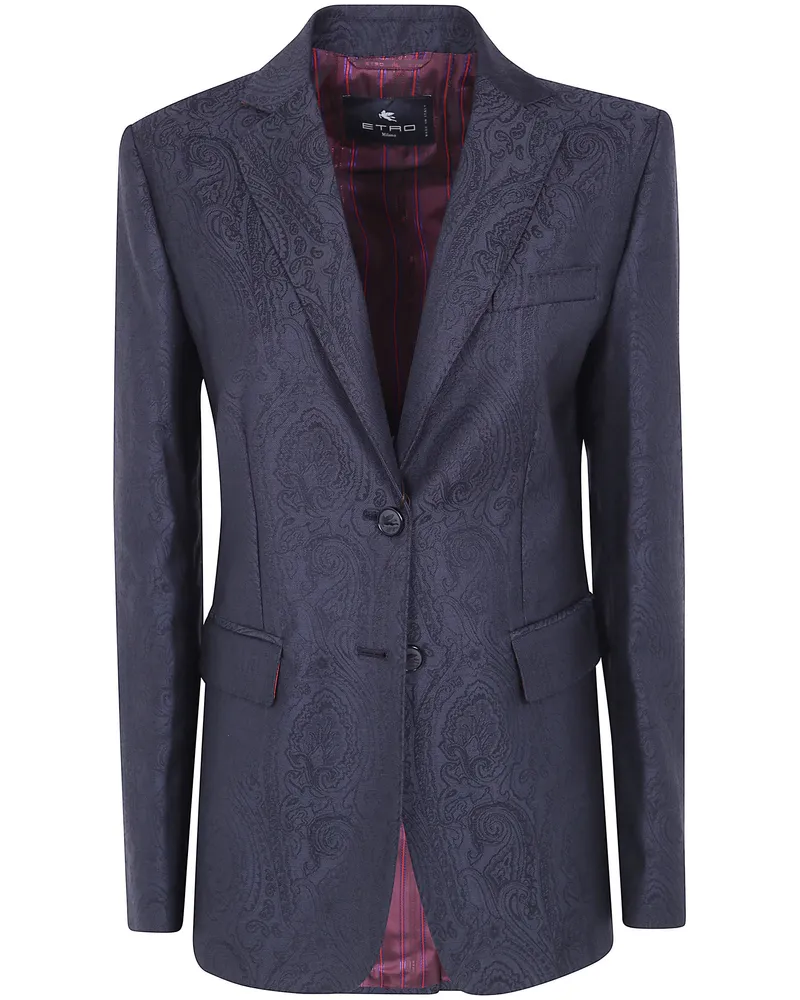Etro Jacket Classic Blazer Black