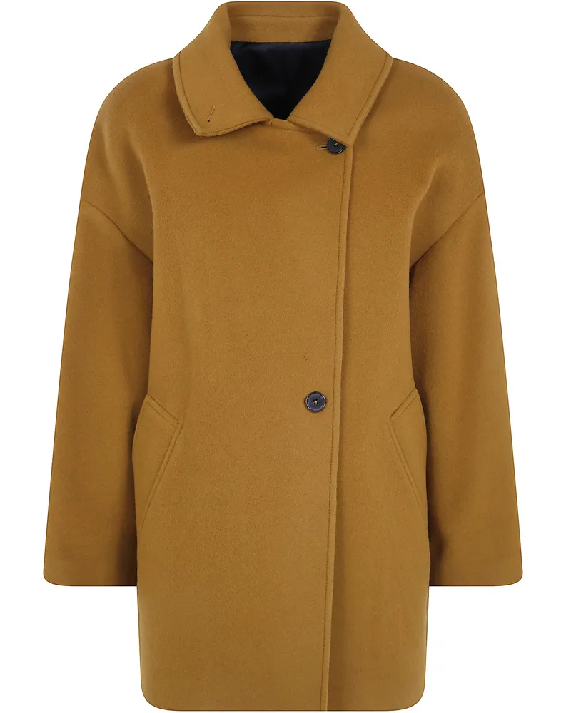 Paul Smith Women's Coat Mustard Yellow