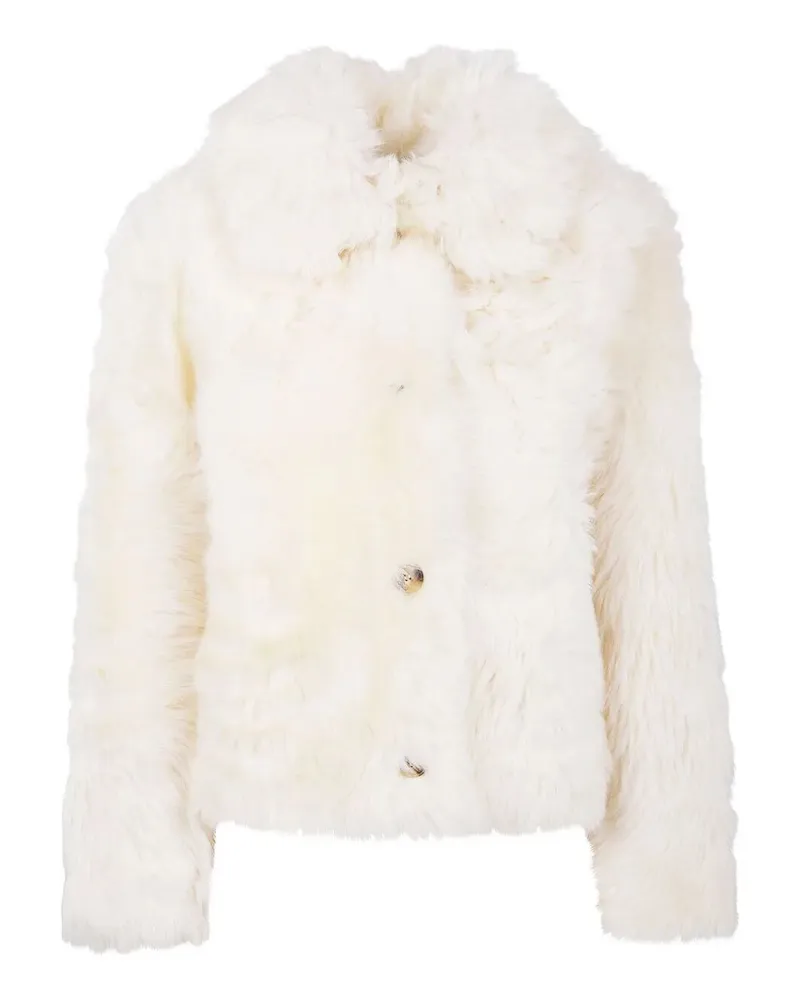 Yves Salomon Veste 55Cm Jacket Yellow