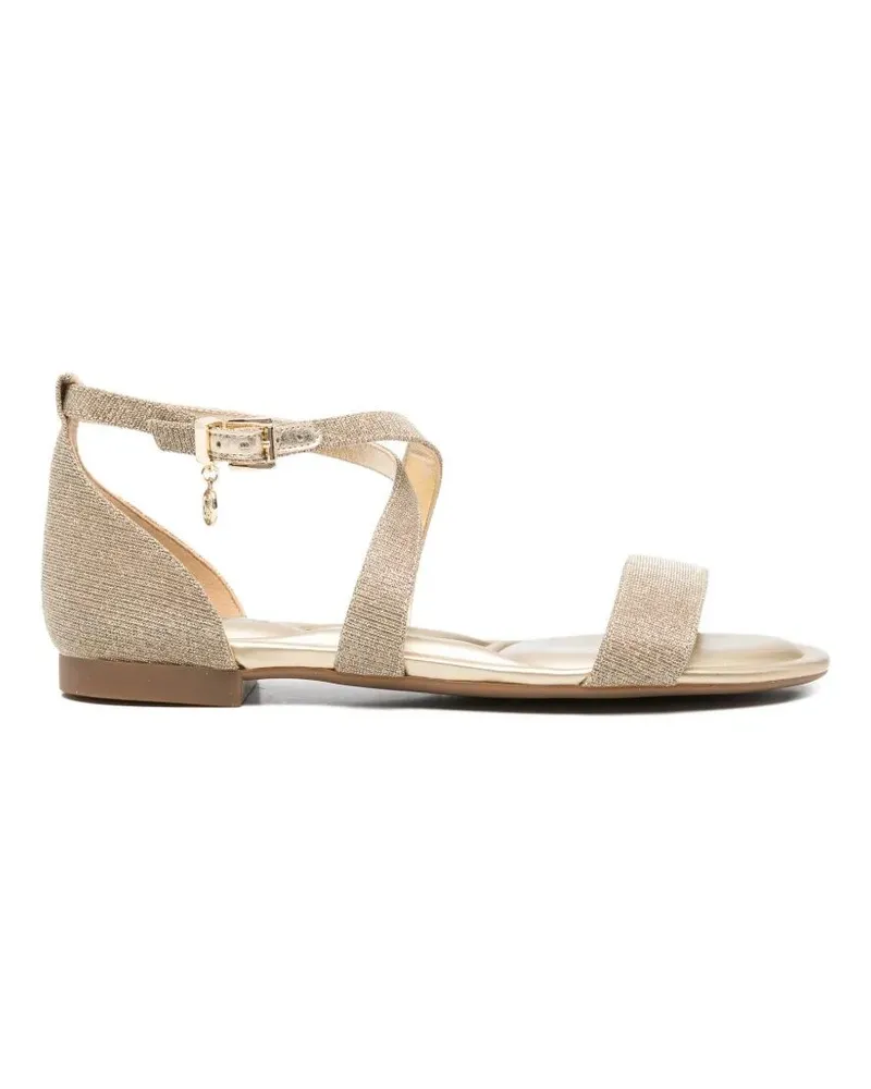 Michael Kors Alexa" Flex Flat Sandal T. 010 Metallic