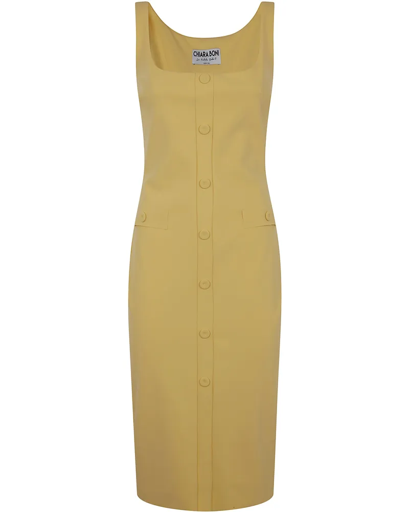 Chiara Boni Josuke Jersey Dress By Chiara Boni La Petit Yellow