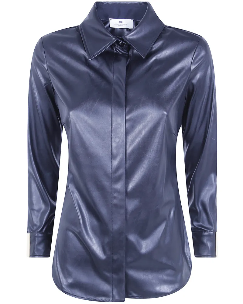 Elisabetta Franchi Shirt Black Shiny "Ca19566e2 Black