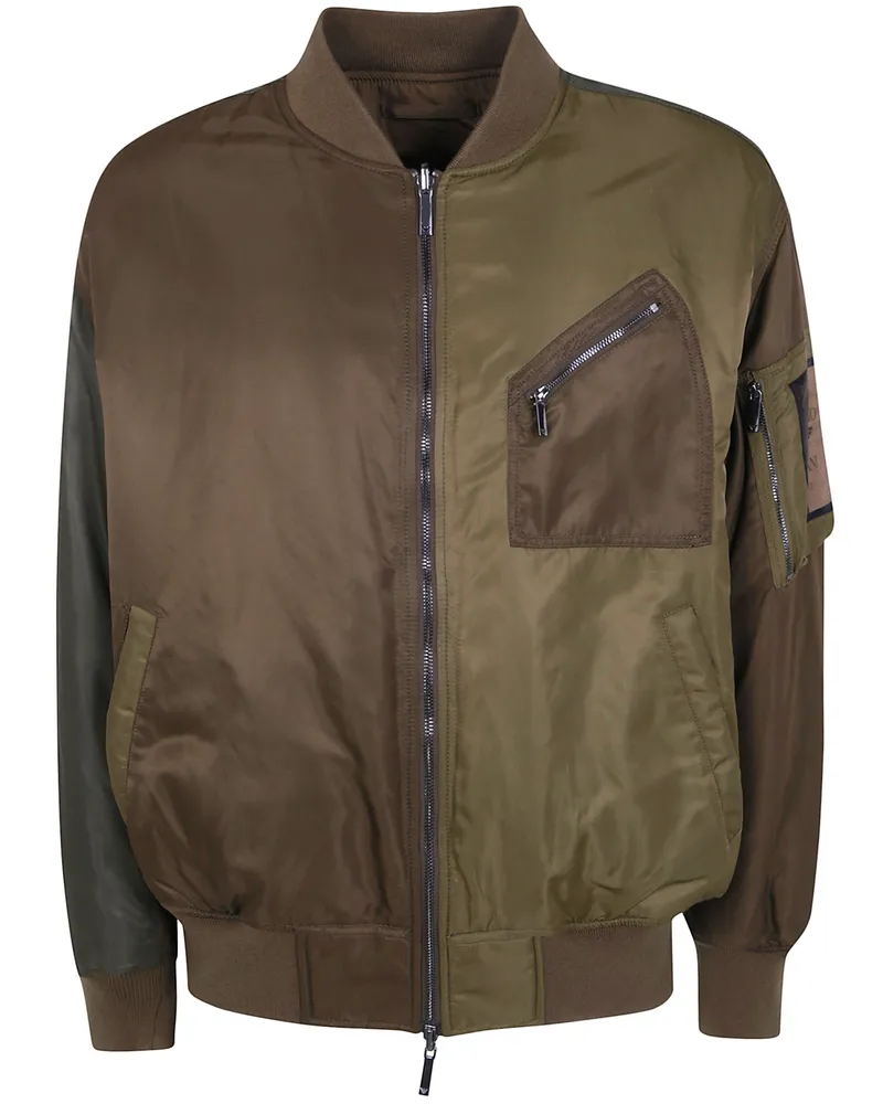 Emporio Armani Jacket Military Bomber Brown