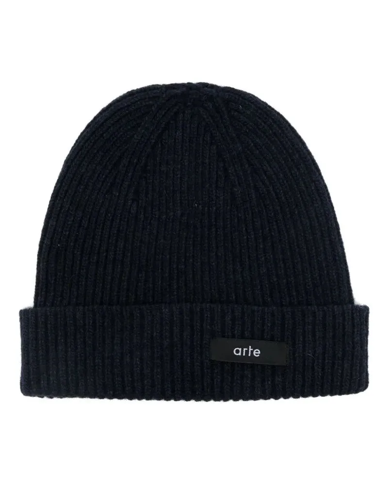 Arte Antwerp Label" Beanie Blue