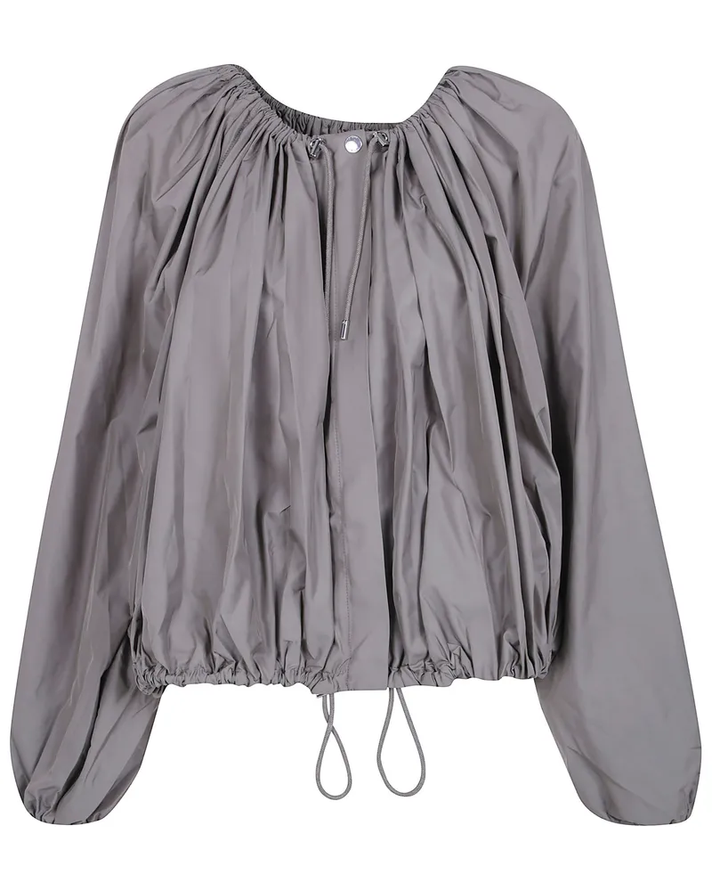 Totême Coat Gathered "Parachute Gray