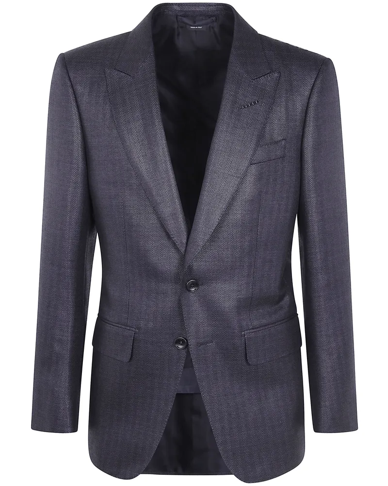 Tom Ford Jacket O'connor Sb "Glamorous Herringbone Black