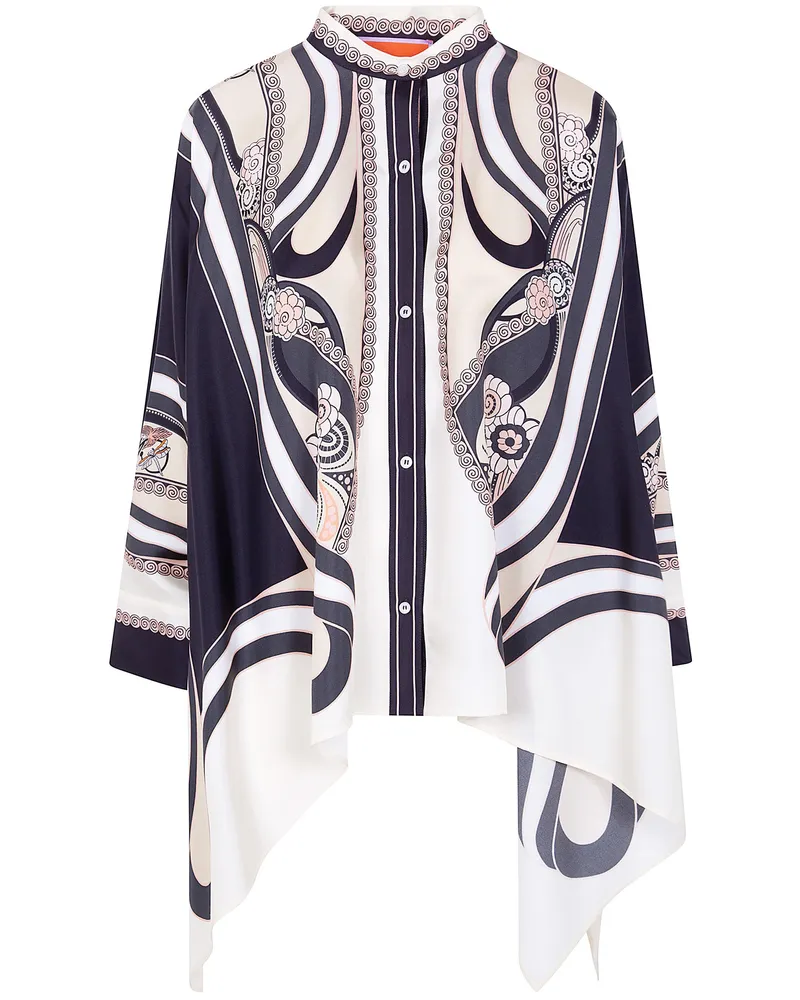 La DoubleJ Placée" Foulard Shirt White