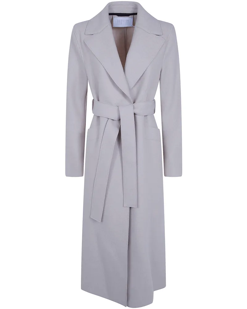Harris Wharf London Coat Long Maxi "Aa1192mlk 120 Almond Beige