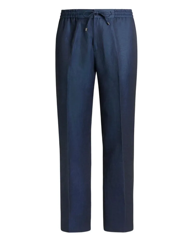 Etro Regular Trousers Blue