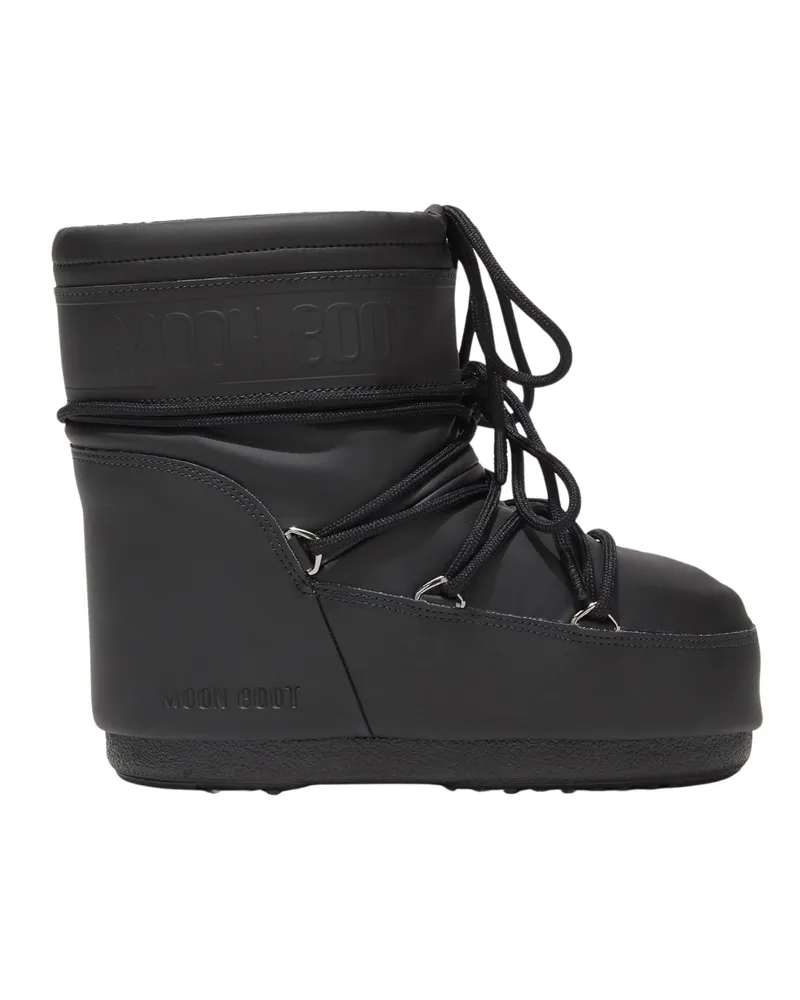 Moon Boot Low Rubber Boots "Icon Moonboot Black