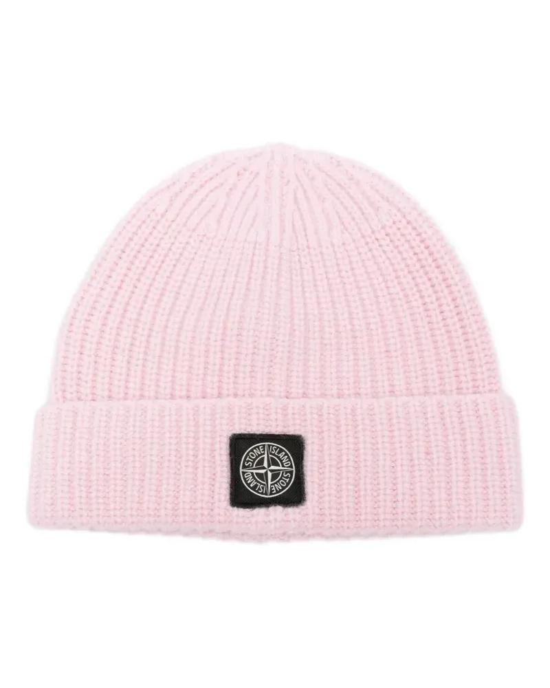 Stone Island Light Rws Geelong' Wool Beanie Pink