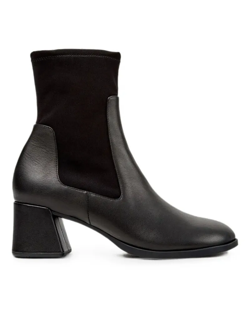 Camper High-Heel Ankle Boots Black