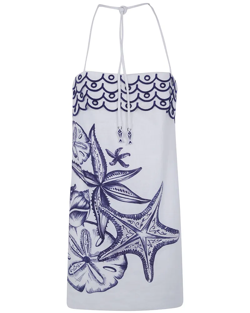 FARM Rio Dress Mini "Coast Stars White