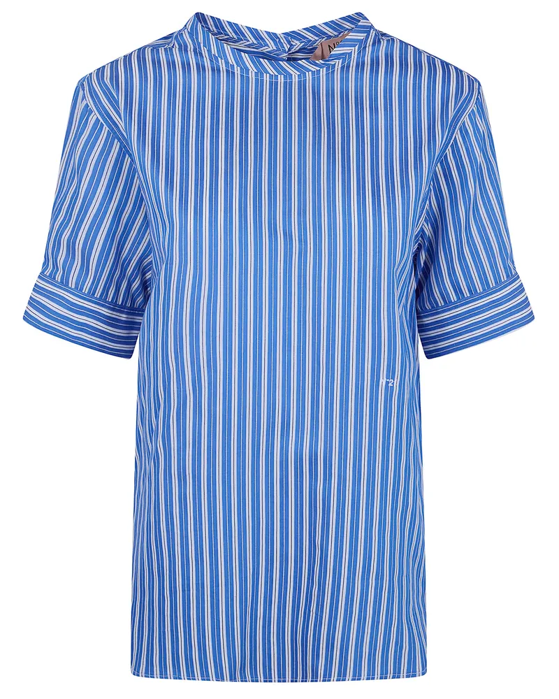 N° 21 Canvas Blouse Blue