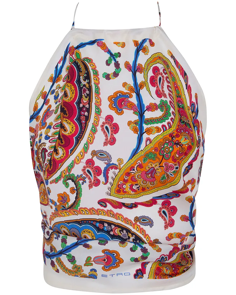 Etro Printed Top Beige