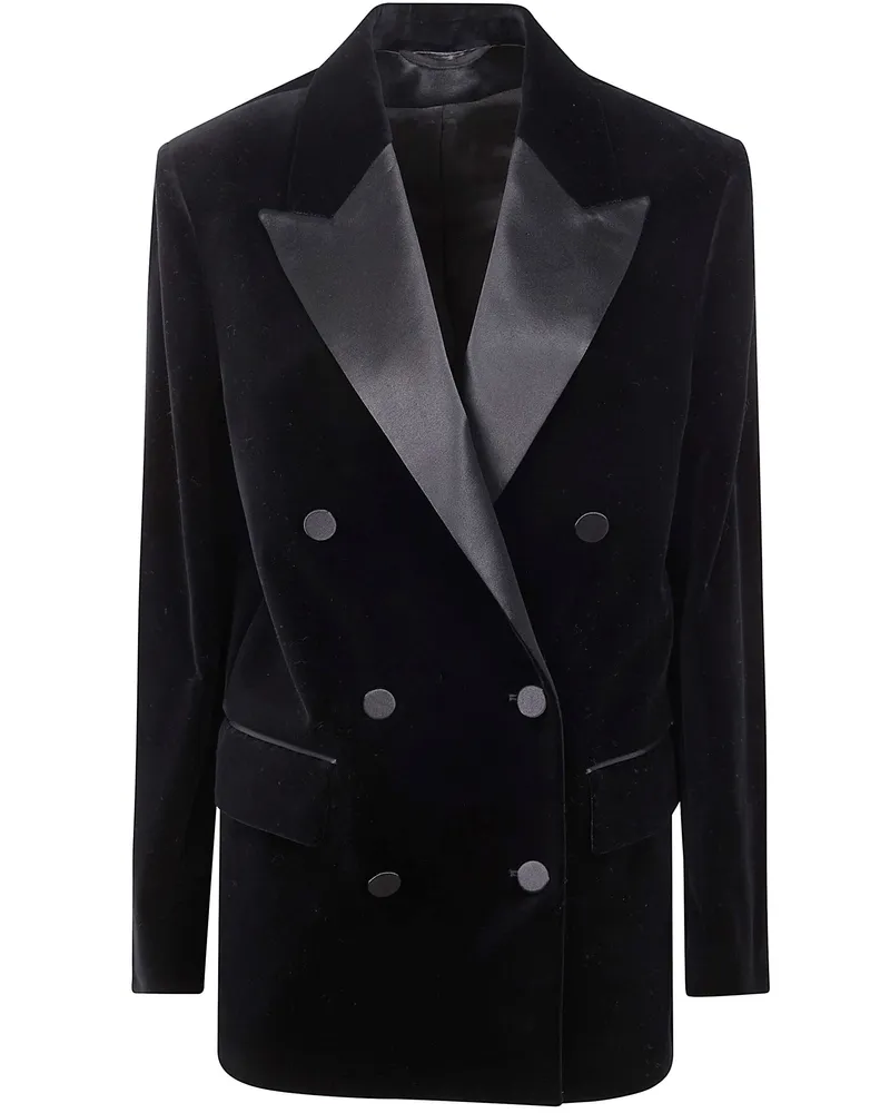 Golden Goose Journey W`S" Boyfriend Db Jacket Laurene Cotton Velvet W Black