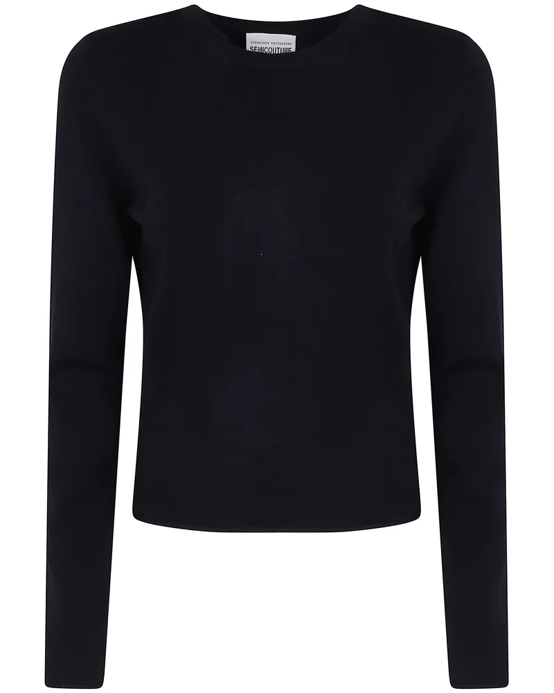 Semicouture Sweater Naked Back "Kristy Black