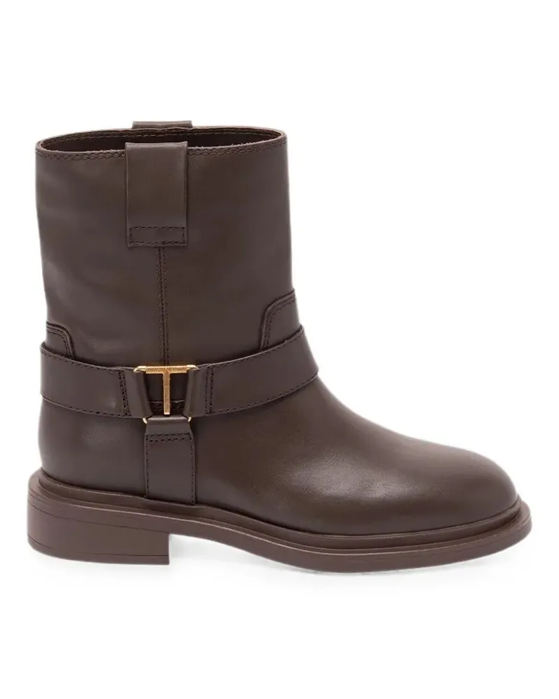Twin-Set Boots Buckle "262Tcp022 Brown