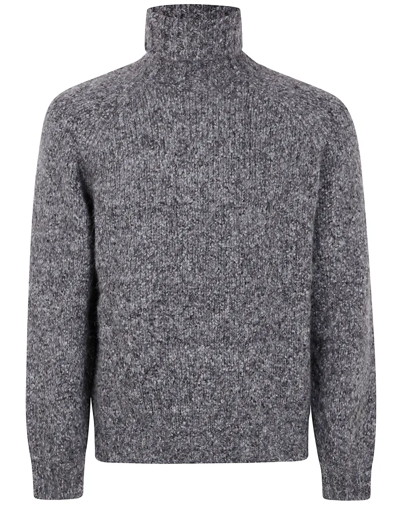 Brunello Cucinelli Turtle Neck Sweater Gray