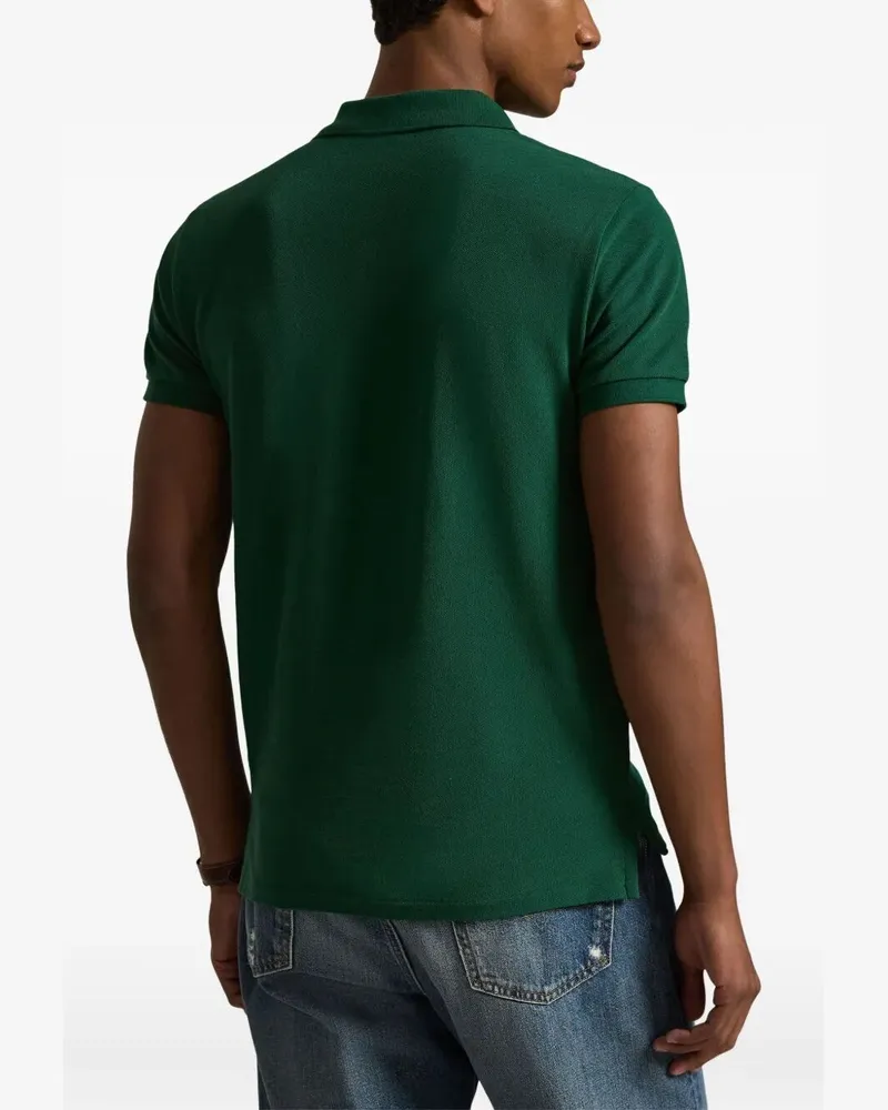 Ralph Lauren Short Sleeves Knit Classic Logo Polo Shirt Green