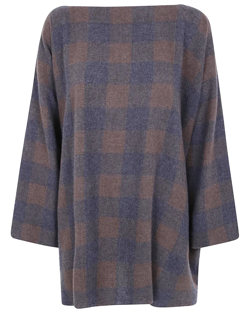 Daniela Gregis Shirt Selvedge Bottom Check Gray