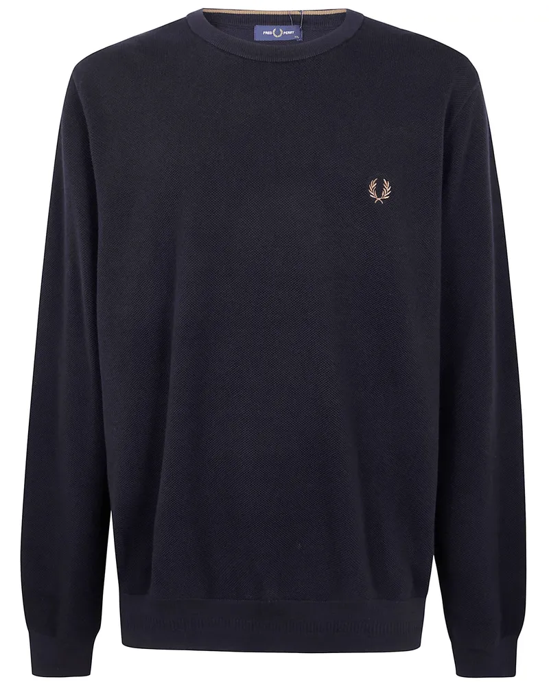 Fred Perry Fred Perry Pique Stitch Jumper Black