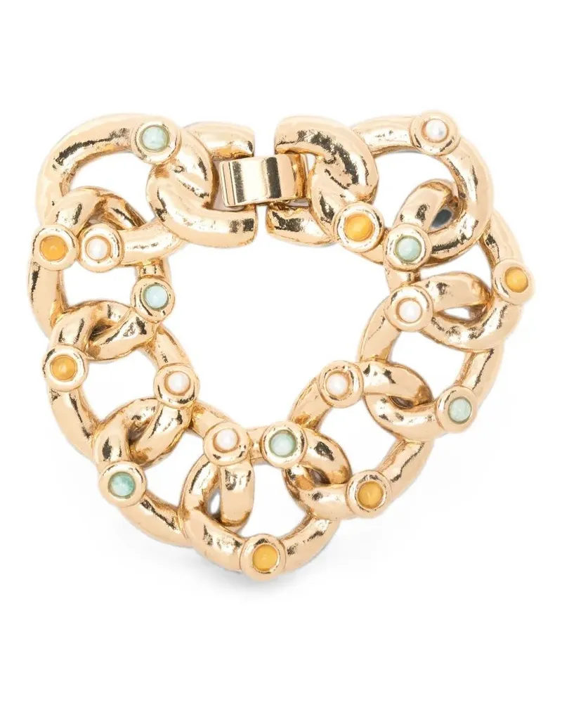 Gas Bijoux Bracelet With Multicolored Stones "Mitsi Metallic