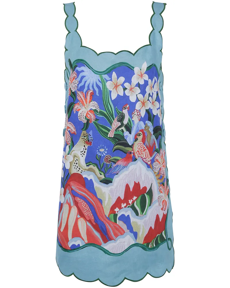 FARM Rio Dress Sleeveless Mini "Garden Of Life Multi