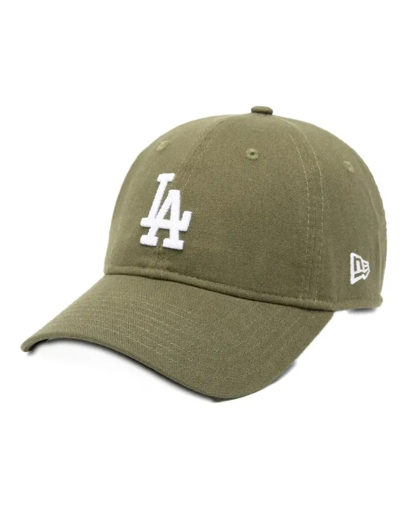 New Era Linen 9Twenty Los Angeles Dodgers Baseball Hat Green