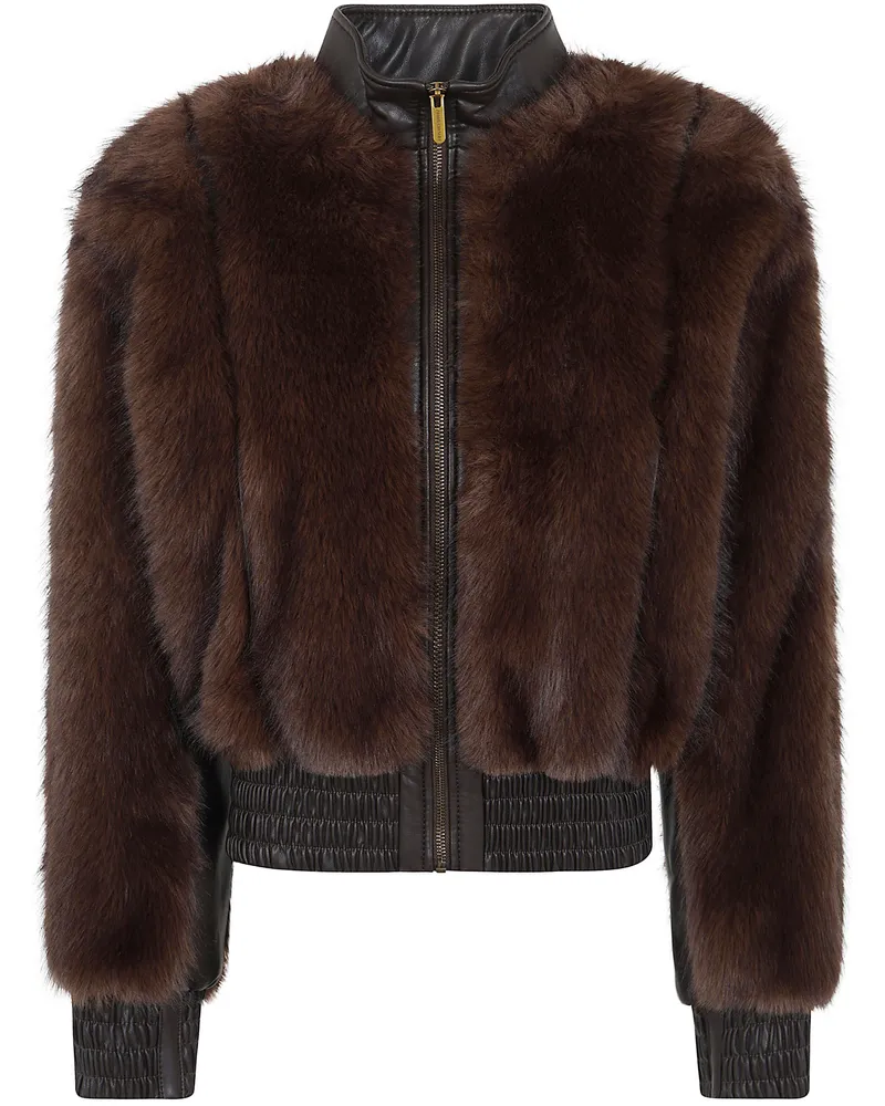 Zimmermann Jacket Faux Fur "Valiant Brown