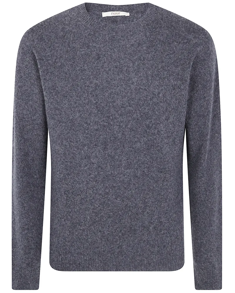 Nuur Sweater Long Sleeves Round Neck Gray