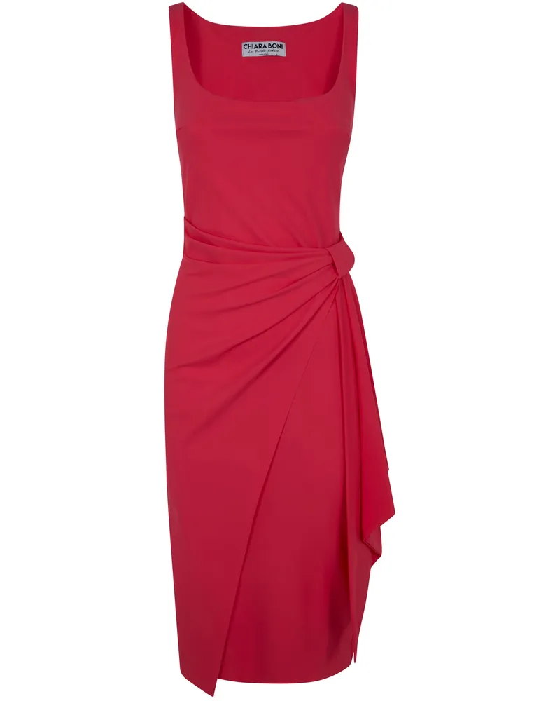 Chiara Boni Ermy" Slim Jersey Dress Red