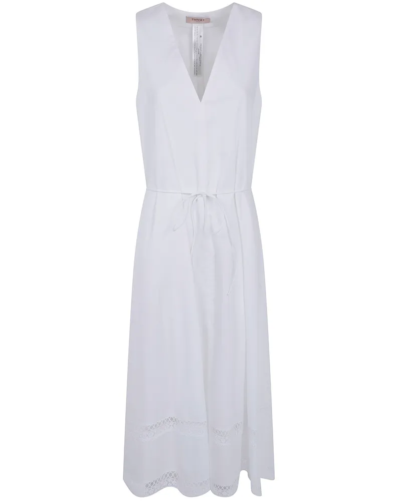 Twin-Set Dress White "261Tt2250 00001 White