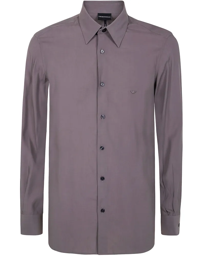 Emporio Armani Classic Shirt Brown
