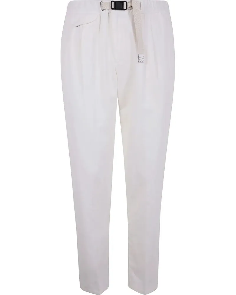 PLAN C Long Trousers White