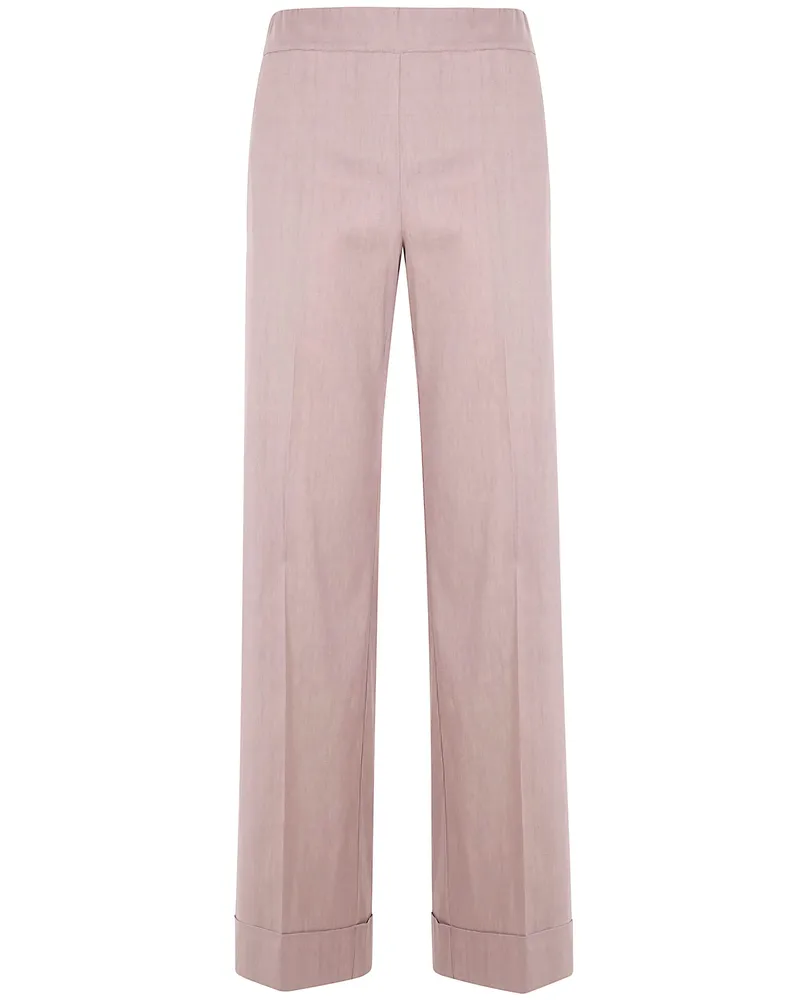 D.EXTERIOR D. EXTERIOR Changing Linen Straight Trousers Brown