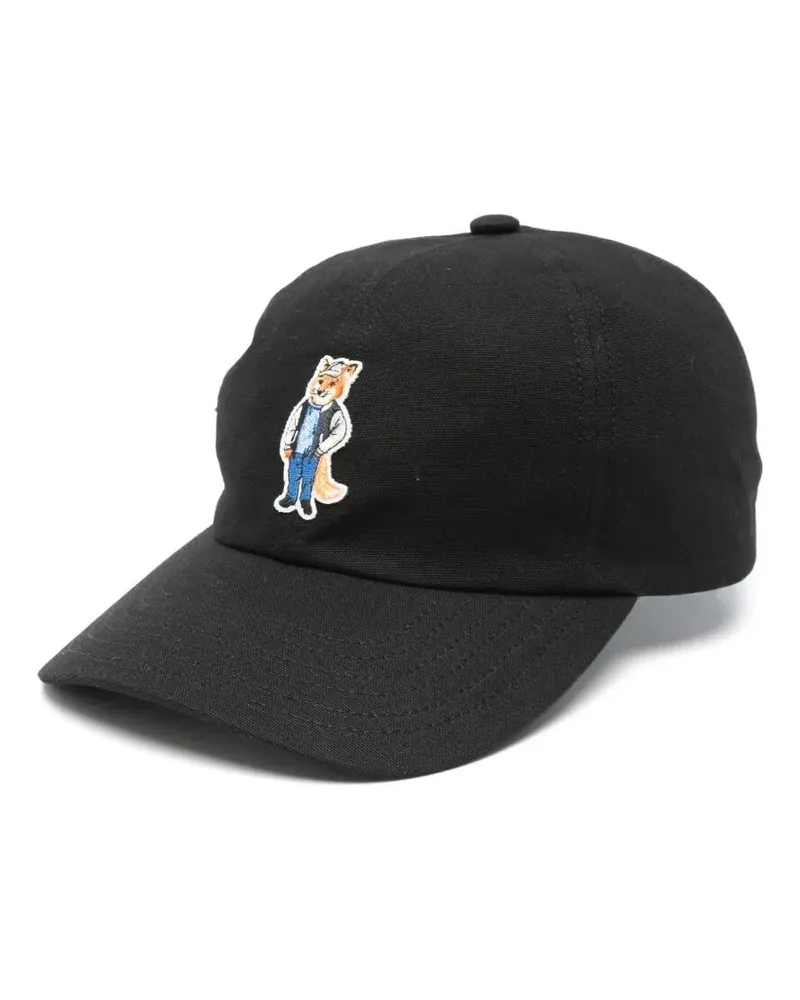 Kitsuné Dressed Fox Cap Black